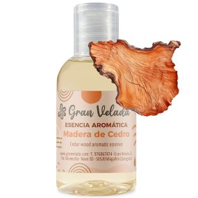 Essência aromática madeira de cedro