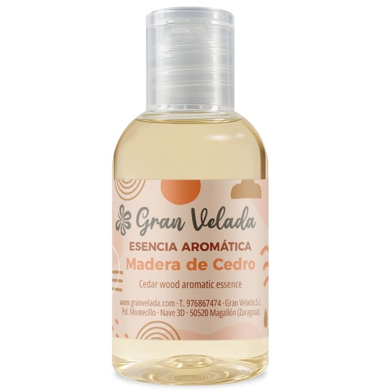 Esencia aromatica de madera de cedro