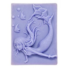 Molde para hacer jabon Pastilla Sirena Molde para hacer jabon Pastilla Sirena