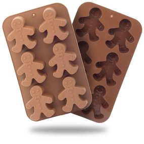 Molde jabon navidad figuras muñeco de jengibre