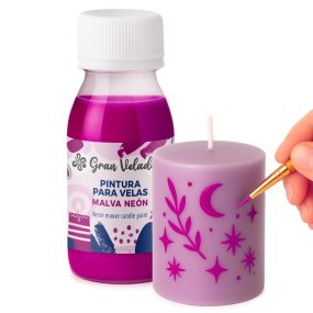 Tinta para velas malva néon