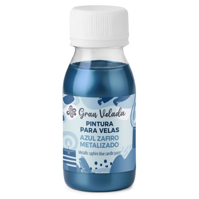 Pintura para velas azul zafiro metalizado
