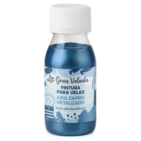 Pintura para velas azul zafiro metalizado