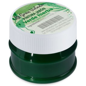 Pintura verde relva para sabonetes
