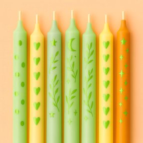 Pintura para velas verde manzana metalizado