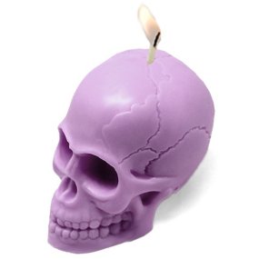 Molde calavera pequeña para velas Molde calavera pequeña para velas