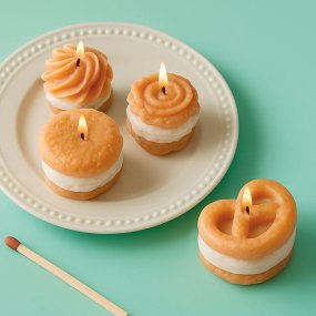 Kit para hacer velas de galletas danesas. Materiales e instrucciones