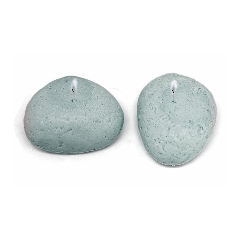 Molde para hacer velas Dos Piedras - Molde para fabricar velas aspecto dos piedras. - Moldes Velas Decorativas