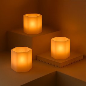 Molde hexgonal luminaria facil