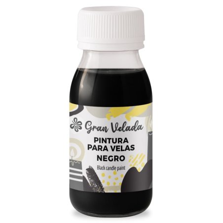 Pintura negra para velas