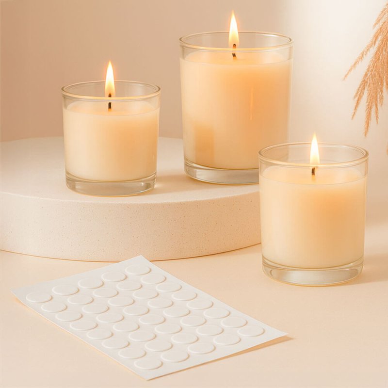 Adhesivos grandes para fijar portamechas