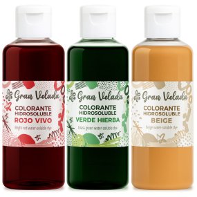 Pack colorantes de Navidad para jabones de glicerina