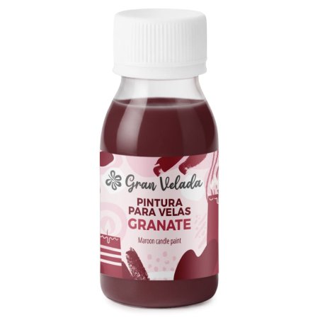 Pintura velas granate