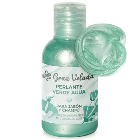 Perlante líquido verde agua