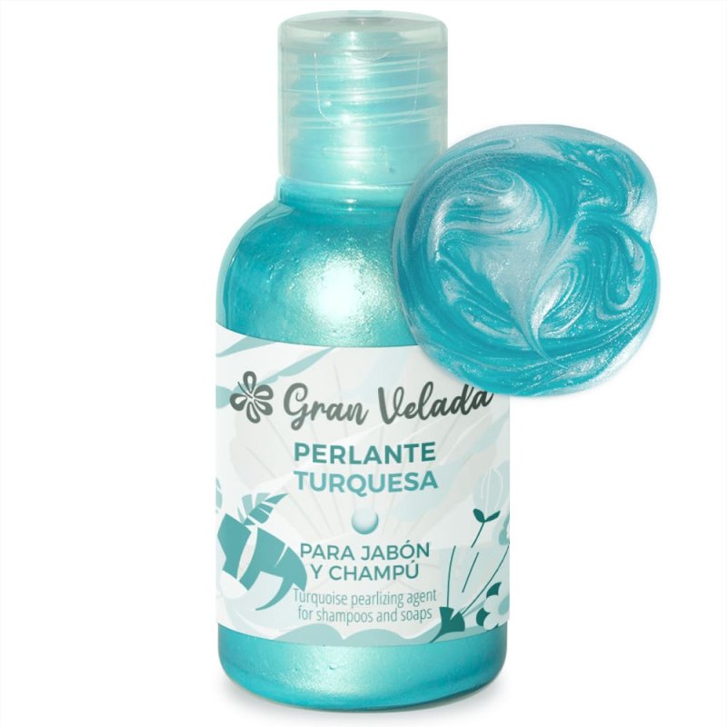 Perlante líquido turquesa