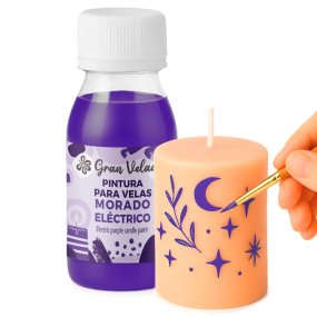 Tinta para velas roxo elétrico