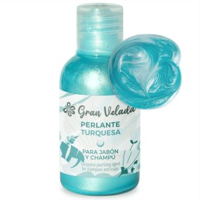 Liquide nacré turquoise