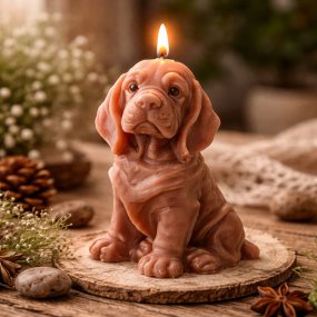 Moule chien de Saint-Hubert chiot