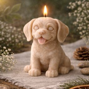 Molde para velas perro beagle