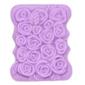 Molde para pastilha de sabonete Rosas