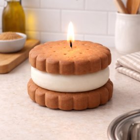 Pack de 3 moules en silicone biscuit fourré