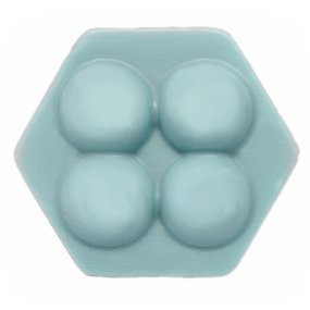 Molde hexagonal con bolitas para jabones masajeadores Molde hexagonal con bolitas para jabones masajeadores