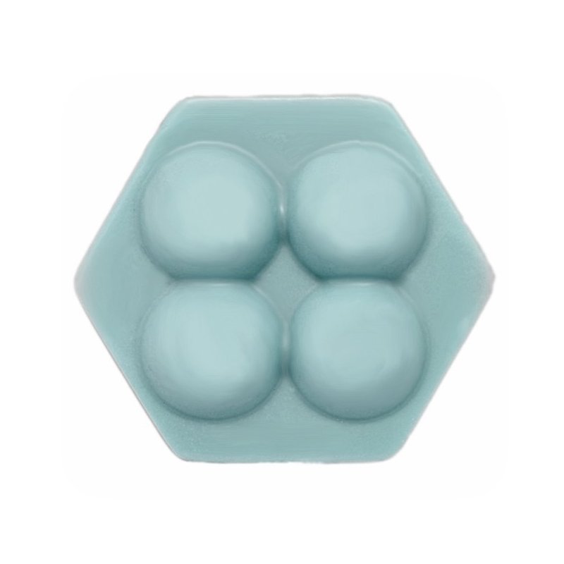 Moule pour faire du savon de massage hexagonal avec des boules