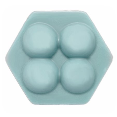 Moule pour faire du savon de massage hexagonal avec des boules