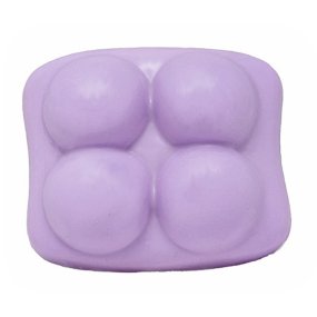 Molde rectangular con bolitas para jabones masajeadores Molde rectangular con bolitas para jabones masajeadores