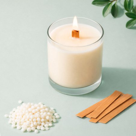 Kit básico para hacer velas en casa. Materiales y utensilios