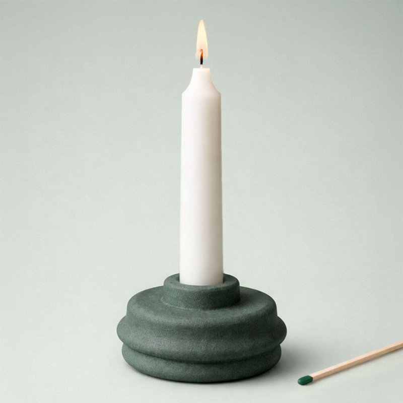 Molde portavelas candelabro armonía