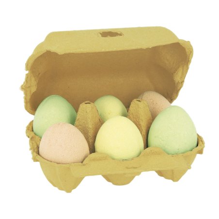 Huevera de carton amarilla