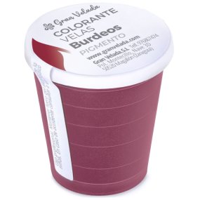Pigment colorant de bougie bordeaux
