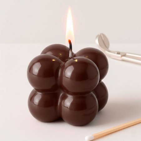 Marrón chocolate Barniz para velas