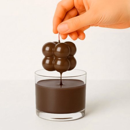 Para velas: Marrón chocolate