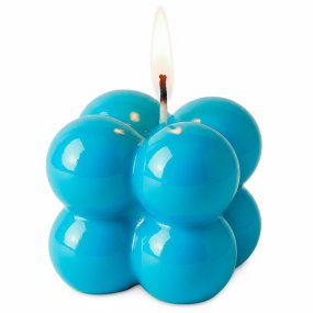 Vernis turquoise pour bougies