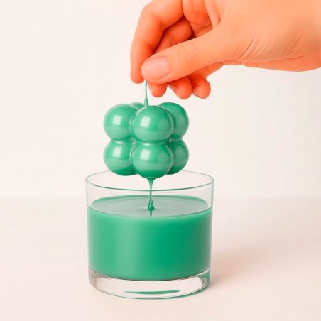 Para velas, Barniz verde agua