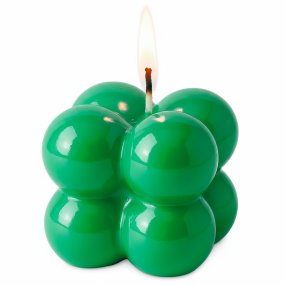 Vernis vert brillant pour bougies