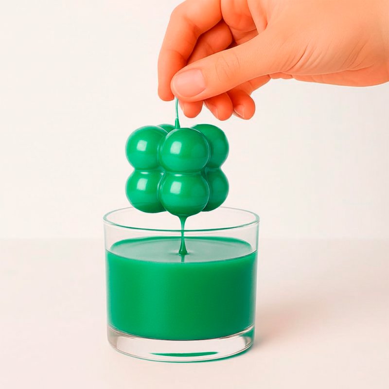 Para velas,  Barniz verde brillante