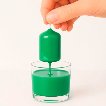 Barniz verde brillante