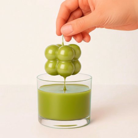 Para velas Barniz  verde pistacho