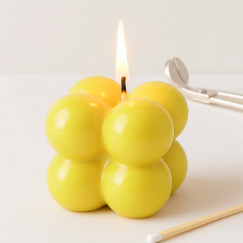 Amarillo limón Barniz para velas