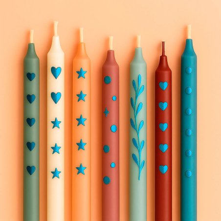 velas pintadas