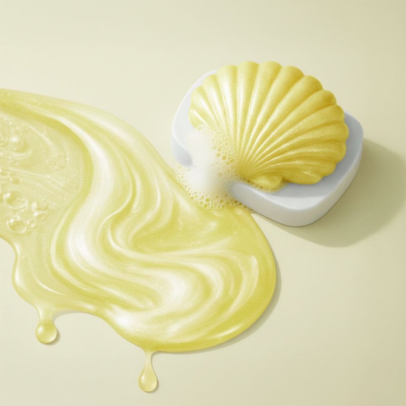 liquido efecto perlante amarillo, para jabones y champú