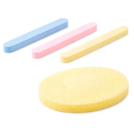 Esponja comprimida para limpieza facial