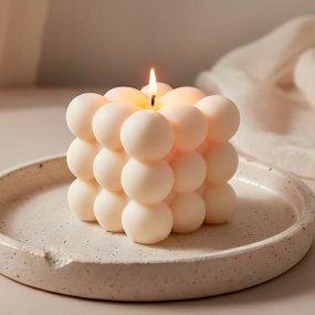 Molde velas bubble 9 bolas grande
