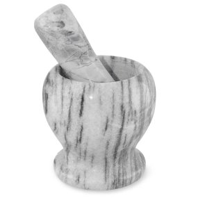 Almofariz de marmore 200 cc com mão