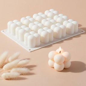 Molde velas bubble 4 bolas