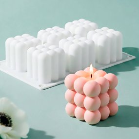 Molde bubble 9 bolas para fazer velas