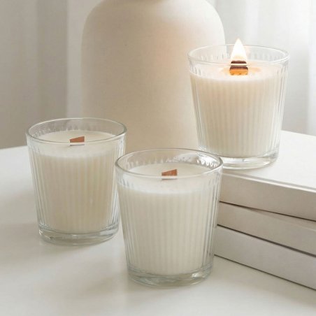 Vaso 280 ml estriado